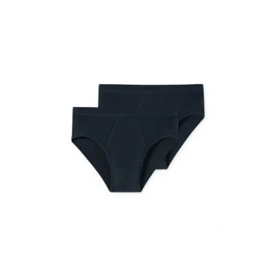 Afbeelding van Schiesser 2 PACK Slip, Heren, Maat: Medium, Navy
