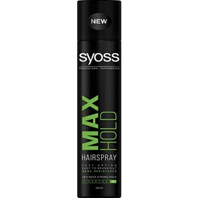 Afbeelding van Syoss Max Hold Hairspray Spray Mega Strong 300Ml