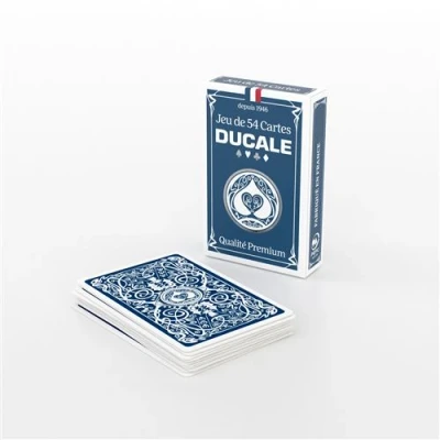 Afbeelding van LA DUCALE Origine spel met 54 kaarten pokerspel, president, Palmito, 8 Amerikaan gemaakt in Frankrijk