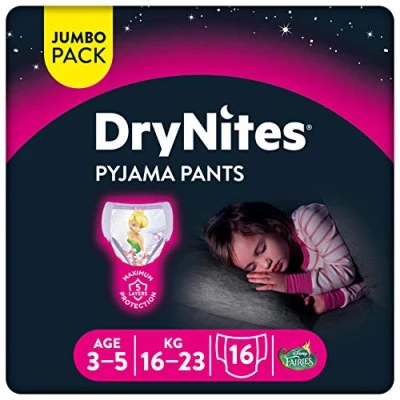 Afbeelding van Drynites luierbroekjes meisjes 3 tot 5 jaar 64 stuks (4x16)