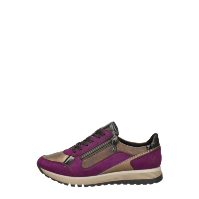 Afbeelding van Rieker Sneakers hoog, Dames, Maat: 36, Grün Hoogwaardig imitatieleer
