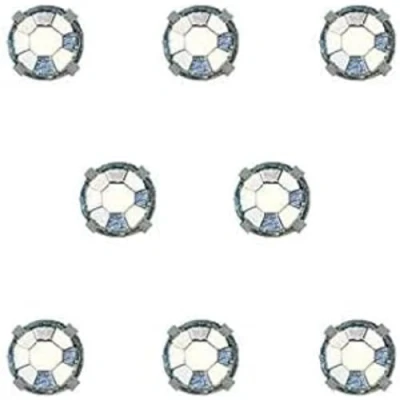 Afbeelding van Prym Creative Decor 403364 strasssteentjes, kunststof/metaal, 5 mm, 24 stuks, zilverkleurig