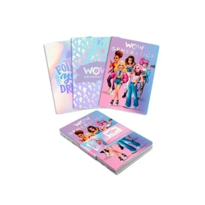 Afbeelding van WOW Generation A5 Soft Cover Notebook 3 pack