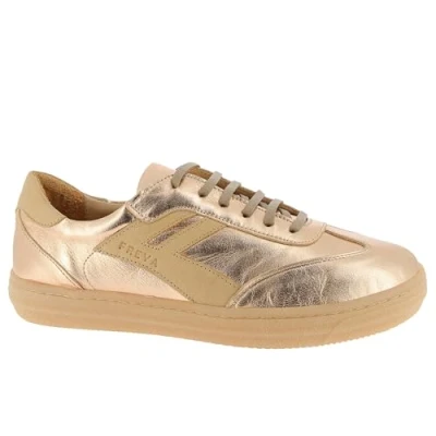 Afbeelding van Andrea Conti Sneakers laag, Dames, Maat: 42, Roségold camel 1662 Leer