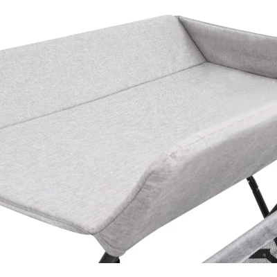 Afbeelding van vidaXL Verschoontafel ijzer antracietkleurig