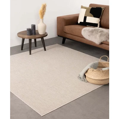 Afbeelding van Vierkant Vloerkleed Lush Crème 160x160 Cm
