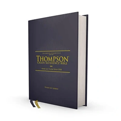 Afbeelding van NASB, Thompson Chain Reference Bible, Hardcover, 1995 Text, Red Letter, Comfort Print