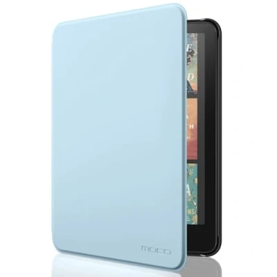 Afbeelding van MoKo hoes compatibel met Kindle Paperwhite (12e generatie 2024) en Colorsoft Signature Edition 2024, lichtgewicht automatische wekker voor hemelsblauw
