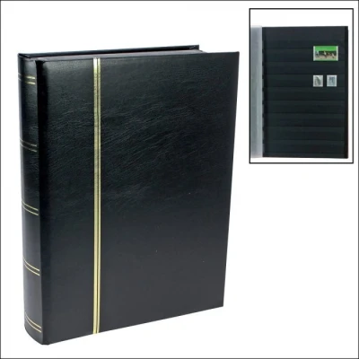 Afbeelding van Safe Luxus, Insteekalbum A4 64 bladzijden (zwarte) 10 stroken Zwart afm: 230x305x60 per st.