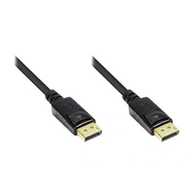 Afbeelding van Premium DisplayPort kabel versie 1.2 (4K 60Hz) / zwart 10 meter