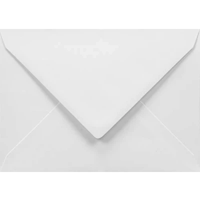Afbeelding van Netuno 100 witte enveloppen C6 114 x 162 mm g puntige flap elegante zakelijke voor brieven doop eerste communie bruiloft uitnodigingen verjaardag