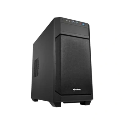 Image de Sharkoon V1000 Tour micro ATX pas d&#039;alimentation noir USB/Audio