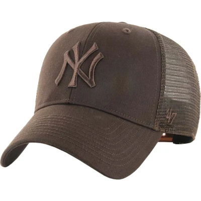 Afbeelding van 47 Brand MLB New York Yankees Branson Cap B BRANS17CTP BW, Unisex, Bruin, Pet, maat: One size