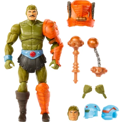 Afbeelding van Master Of The Universe New Eternia Masterverse Action Man at arms 18 Cm Figure Oranje