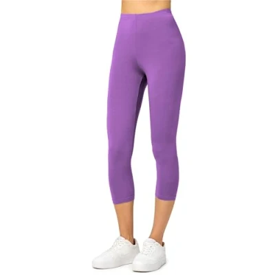 Image de Merry Style MS10 144 Legging 3/4 en viscose pour femme, pourpre, L