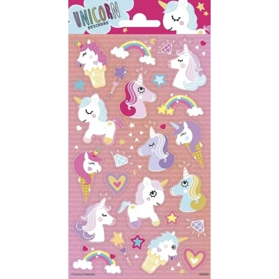 Image de Autocollants de licorne 23 pièces par feuille