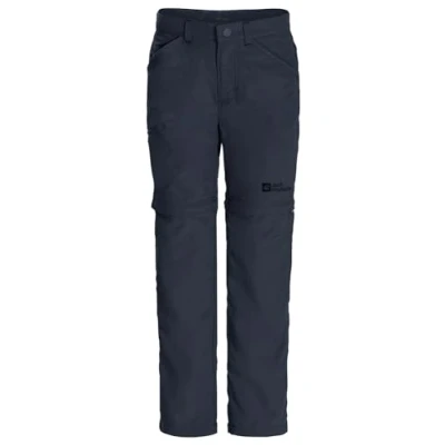 Afbeelding van Jack Wolfskin Safari ZIP OFF Pants Unisex 2IN1 Outdoorbroeken voor kinderen, Maat: 116, Night blue