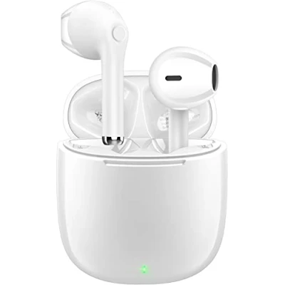 Afbeelding van yobola Draadloze Bluetooth hoofdtelefoon, hifi stereo, IPX5, waterdicht, touch bediening, 5.1 geïntegreerde microfoon, USB C opladen met sport/fitness