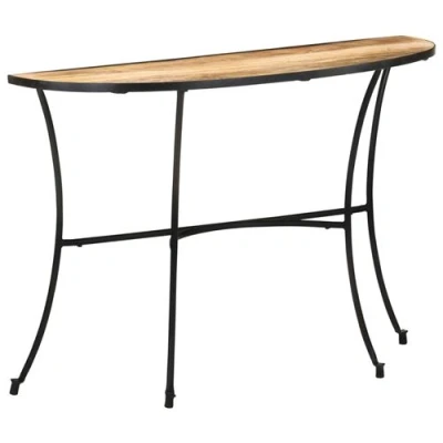 Afbeelding van Bijzettafel 110x40x77 cm massief mangohout