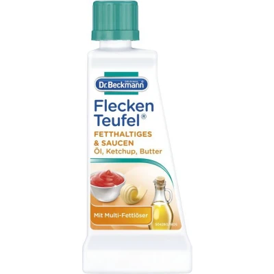 Afbeelding van Dr. Beckmann Vlekkenduivel vlekverwijderaar voor vet, olie, sauzen, ketchup en chocolade 50 ml