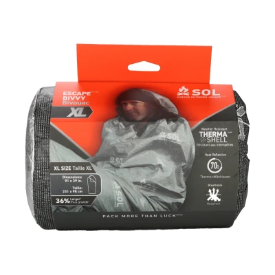 Afbeelding van SOL Escape Bivvy met capuchon XL Grijs