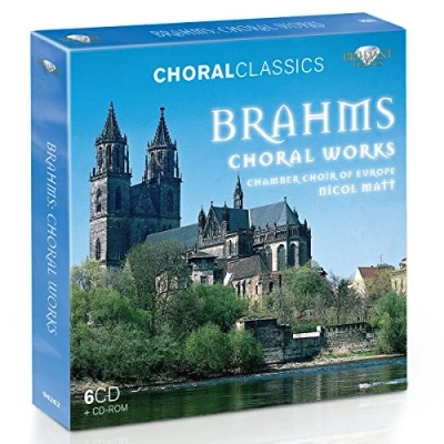 Afbeelding van Chamber Choir Of Europe, Nicol Matt Brahms: Choral Works (6 CD)
