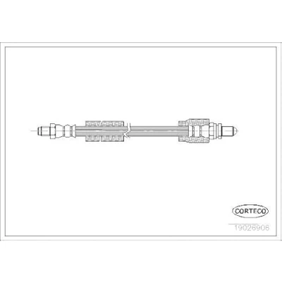 Afbeelding van CORTECO 19026906 Remslang Achteras 420