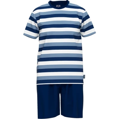 Afbeelding van CECEBA Bamboo Heren Pyjama Blauw Maat 4XL