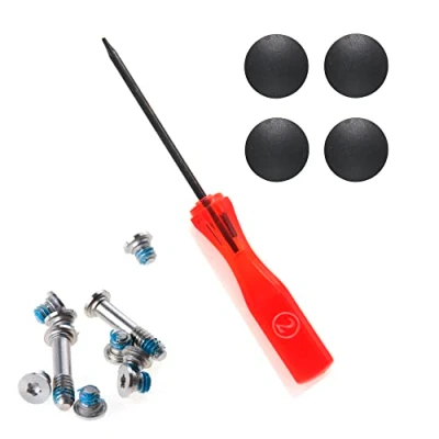 Afbeelding van Padarsey Set van 4 rubberen voetjes + 10 schroeven 1 vijfpuntsschroevendraaier, compatibel met MacBook Air A1370 A1369 A1465 A1466 11 inch 13 (MacBook Air)