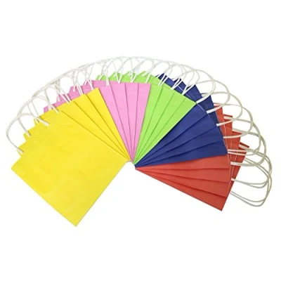 Afbeelding van Kraft Paper Bags, Assorted Colours