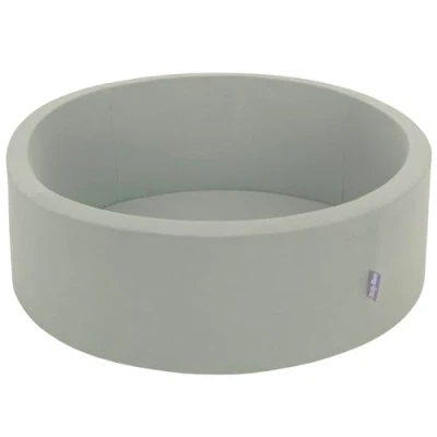 Afbeelding van KiddyMoon Ballenbad voor baby&#039;s, rond, 90 x 30 cm, zonder ballen, ballenbak, speelgoed kinderen, salie