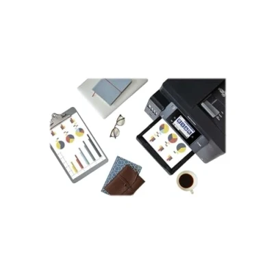 Image de Epson EcoTank ET 5850 Imprimante multifonctions couleur jet d&#039;encre A4 (210 x 297 mm) (original) (support) jusqu&#039;à 25 ppm (impression) 550 feuilles 33.6 Kbits/s USB 2.0 LAN Wi Fi(ac) noir