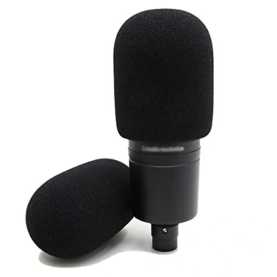 Afbeelding van YOUSHARES Audio Technica AT2020 2 stuks popbescherming voor microfoon en andere grote microfoons (zwart)