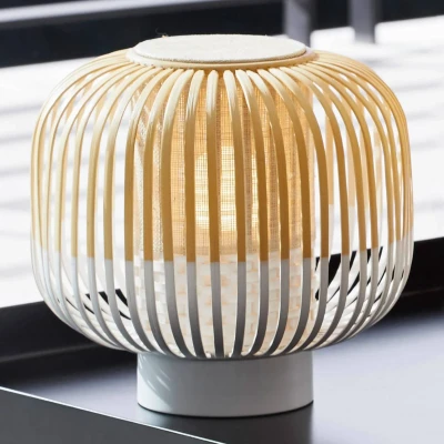Afbeelding van Forestier Bamboo Light tafellamp small wit