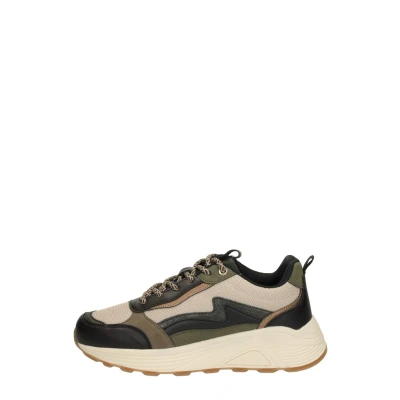 Afbeelding van SUB55 Sneakers laag, Dames, Maat: 38, Groen Leer en textiel