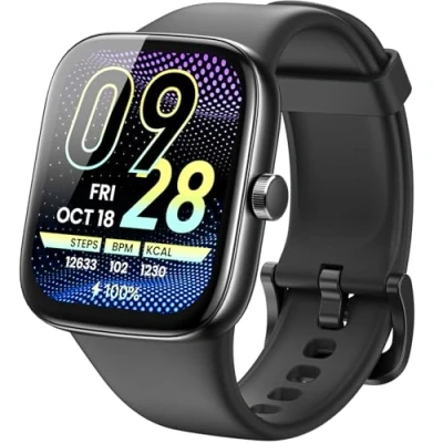Afbeelding van TOZO S7 Smartwatch Bluetooth oproep 1,85 inch AMOLED Ultra HD display, dynamische wijzerplaten, berichten, meer dan 100 sportmodi, detectie van de menselijke gezondheid met een lange levensduur