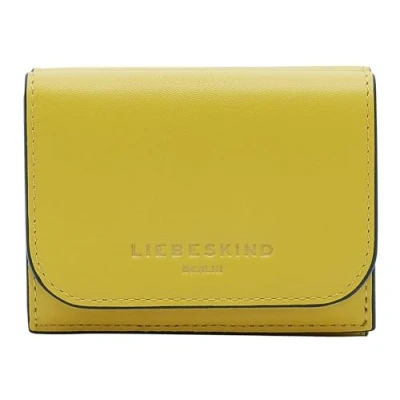 Afbeelding van LIEBESKIND BERLIN Leren Portemonnee Viktoria TM Empire Lillian Wallet Hightech Donkergeel