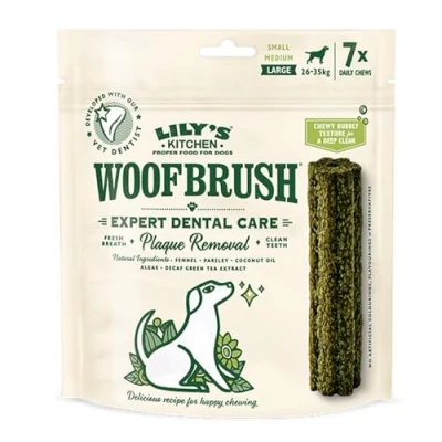Afbeelding van Lily&#039;s Kitchen Woofbrush Hondensnacks 4 x 329 g