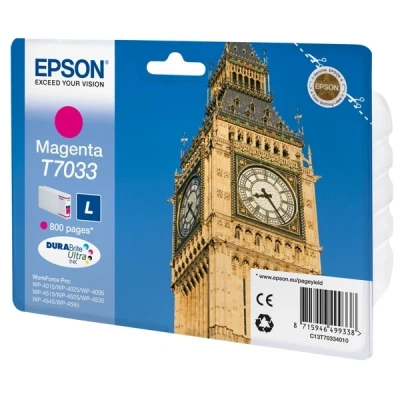 Image de Cartouche d&#039;encre Epson Série Big Ben T7033 L Magenta
