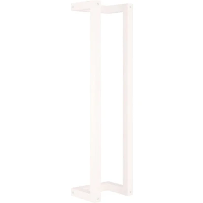 Afbeelding van vidaXL Handdoekenrek 23x18x90 cm massief grenenhout wit