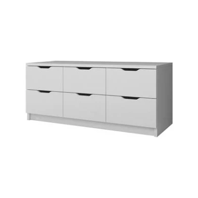 Afbeelding van Meubella Ladekast Kennedy Wit 120 cm