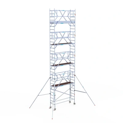 Afbeelding van Rolsteiger 0.75x2.50x10.20m lichtgewicht platformen incl. dubbele voorloopleuningen