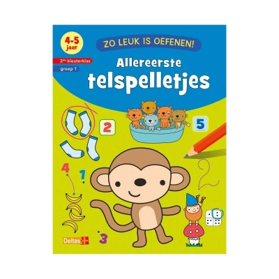 Afbeelding van Zo leuk is oefenen! Allereerste telspelletjes (4 5 j.)
