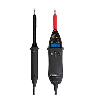 Afbeelding van Chauvin Arnoux C.A 771 IP2X Tweepolige spanningstester CAT IV 1000 V Akoestisch, LED