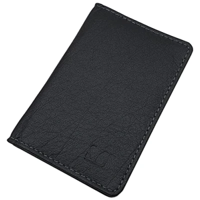 Afbeelding van Büffelleder MJ Design Germany Creditcardhoes met RFID en NFC bescherming, zwart, één maat, creditcardhoes, zwart., Creditcardhouder