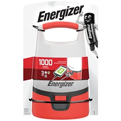 Afbeelding van Energizer E304157300 Vision USB Campinglantaarn LED 1300 lm werkt op een accu Rood/zwart