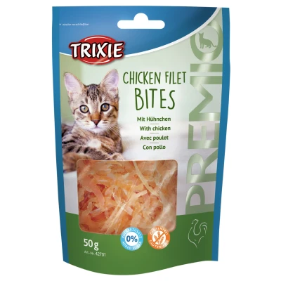 Afbeelding van Trixie Premio Hapjes 50 g Kattensnack Kipfilet