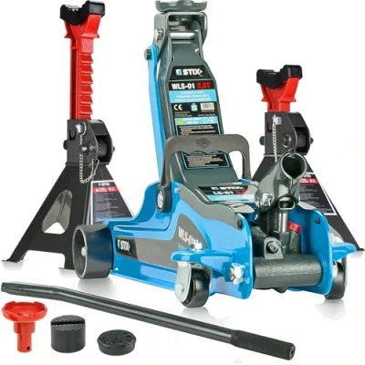 Afbeelding van Stix Automotive Equipment Kit Hydraulische krik LS 01, hefvermogen 2,5T, werkplaatsstandaarden JS 3T RPIN, per paar, hoogteverstelling