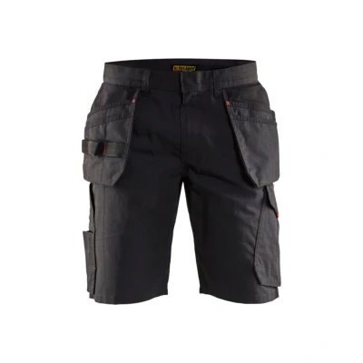Afbeelding van Blaklader Service short met spijkerzakken 1494 1330 Zwart/Rood