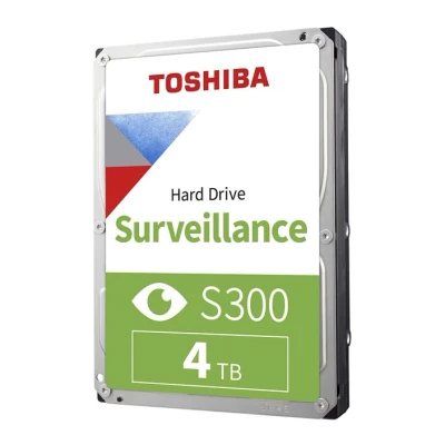 Image de Toshiba S300 Surveillance Disque dur 4 To interne 3.5&quot; SATA 6Gb/s 5400 tours/min mémoire tampon : 128 Mo